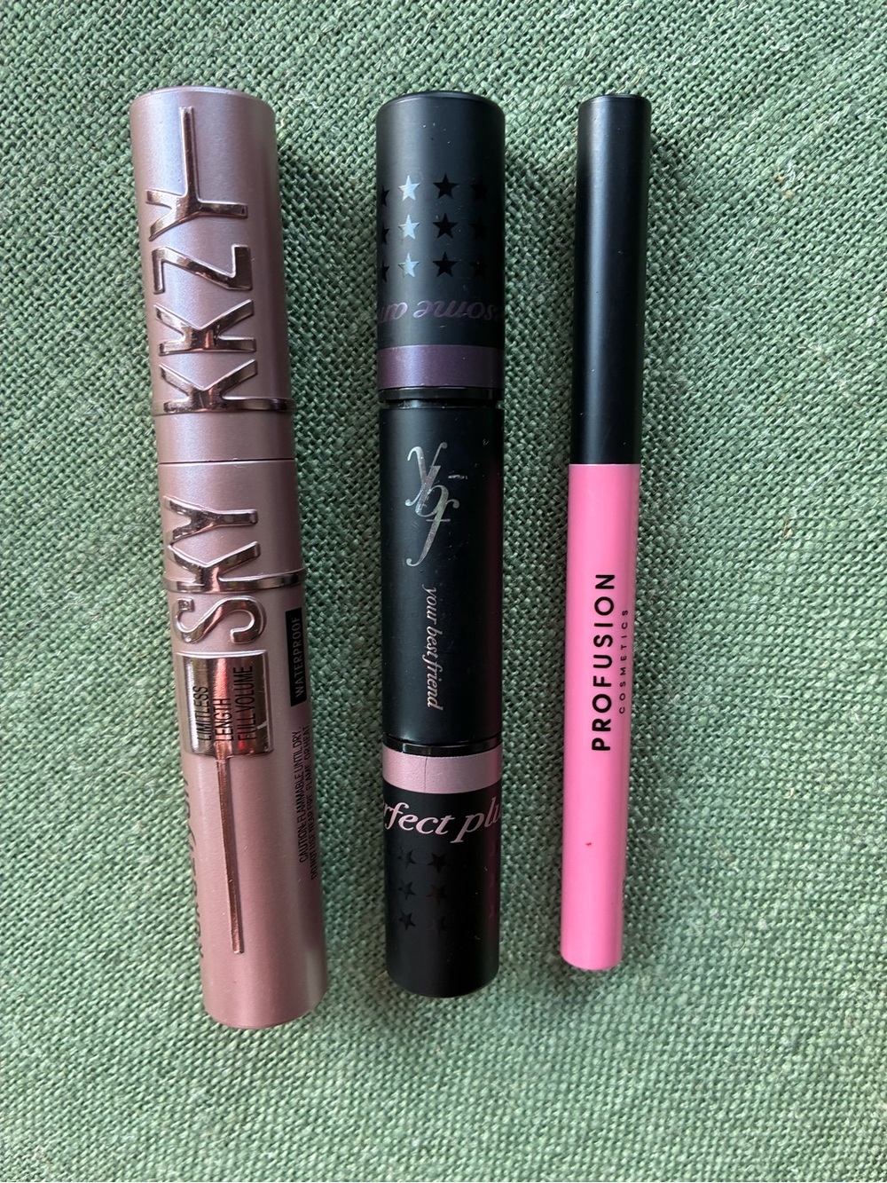 3-Piece Eye Makeup Bundle | Kakaziyan, YBF & Profusion